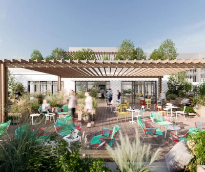The terrace