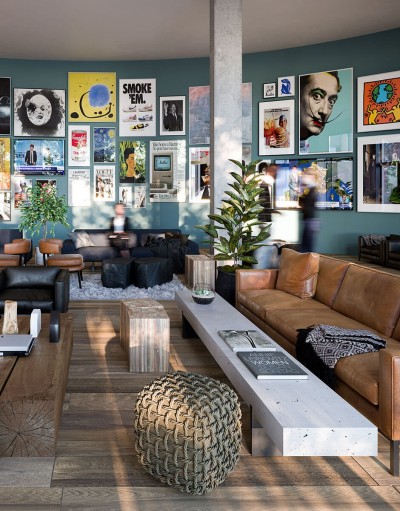 The main lounge